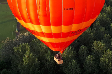 vol en montgolfière en Touraine