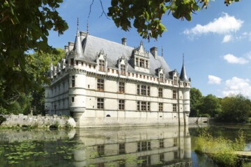 Château d'Azay le Rideau dans le 37 , Val de Loire.