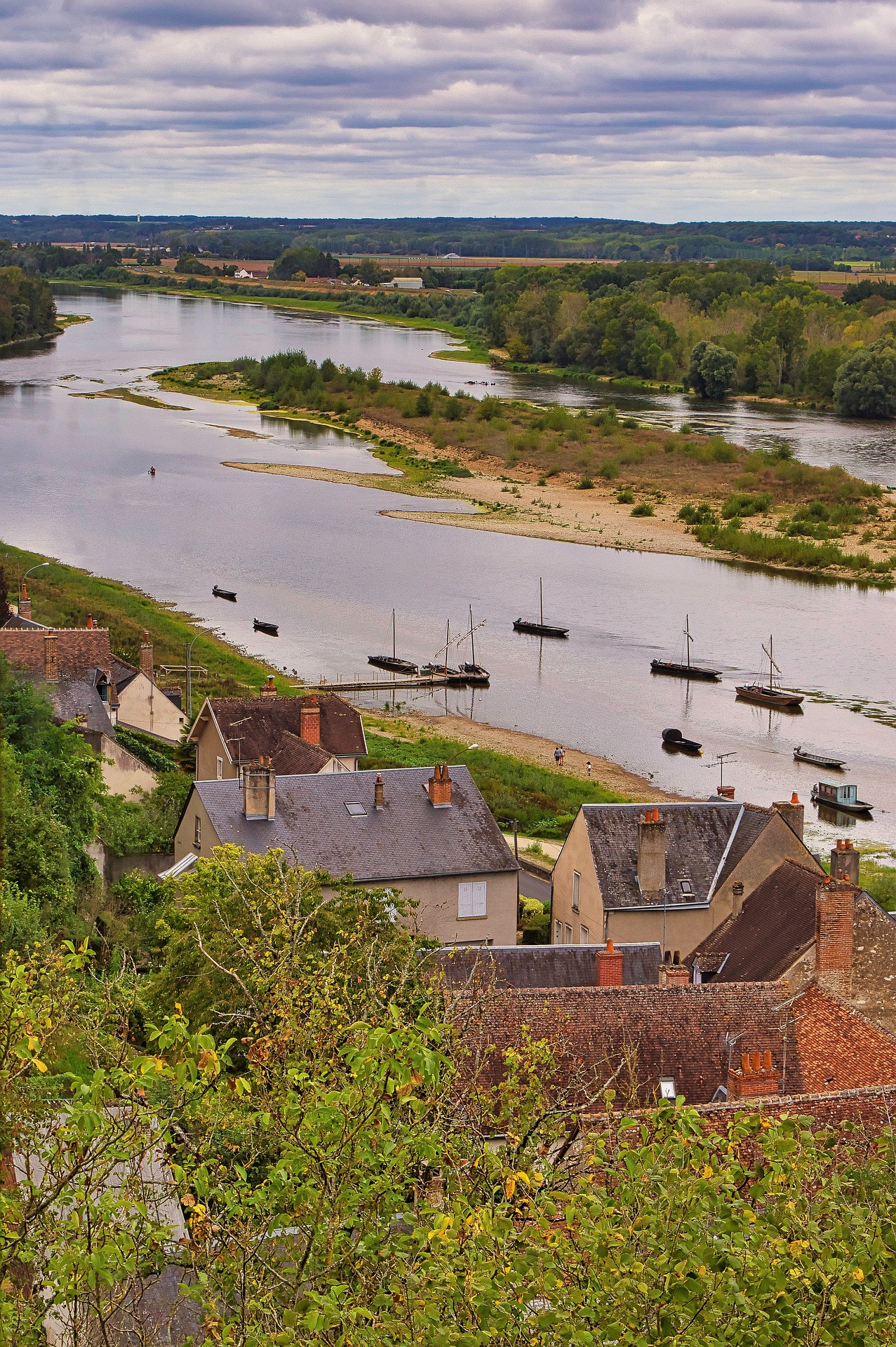 Balade sur les bords de Loire, près de Chinon.