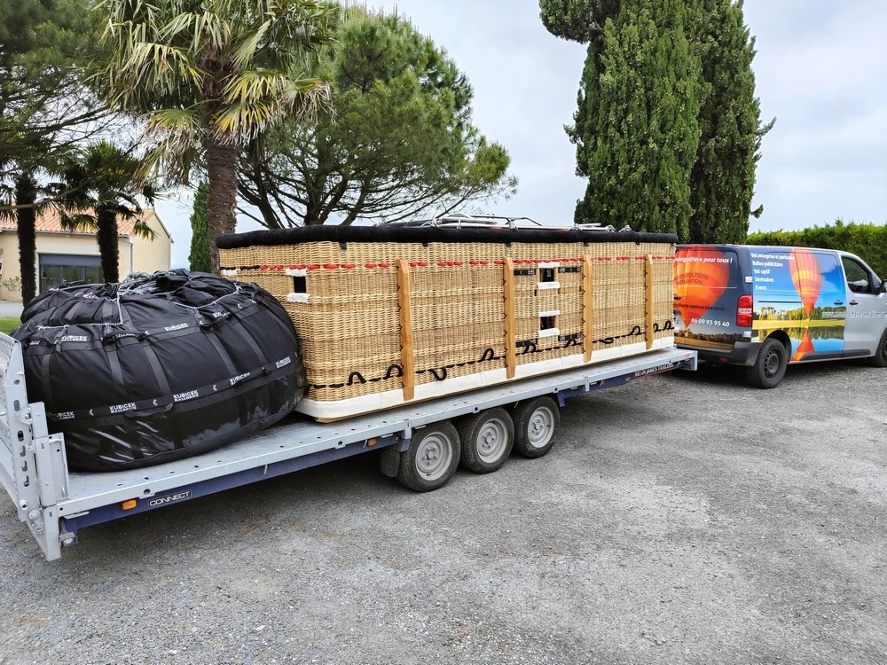 Nouvelle nacelle VinoValley en route pour Saumur !