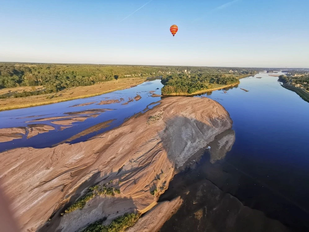 Vue de la Loire près de Saumur..
