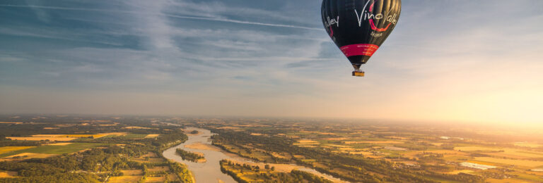 vol en montgolfière en anjou à saumur