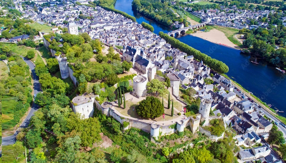 Vol au dessus du Val de Loire.