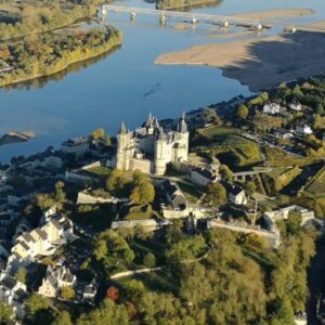 passage en montgolfière au dessus de saumur en anjou