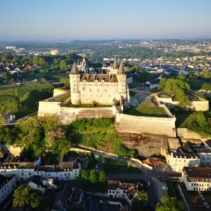 Saumur loire anjou vintage montgolfiere cadre noir.