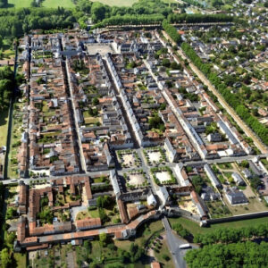 ville de richelieu vue du ciel