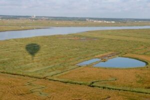 Vol ballon marennes hiers brouage.