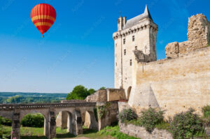 Vol montgolfiere chinon val de loire.