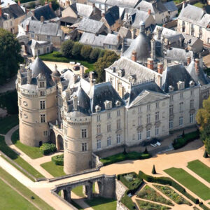 Vol montgolfiere au-dessus du château de sarthe le lude