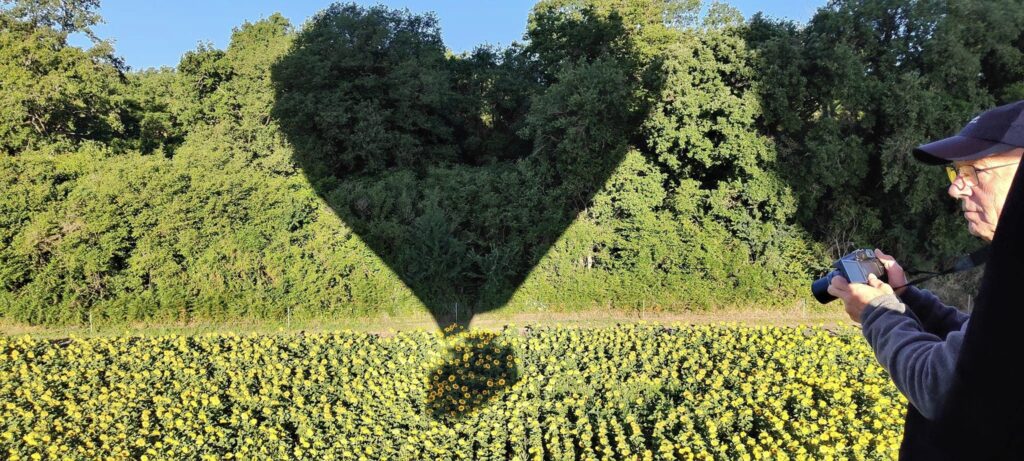 ombre coeur montgolfière