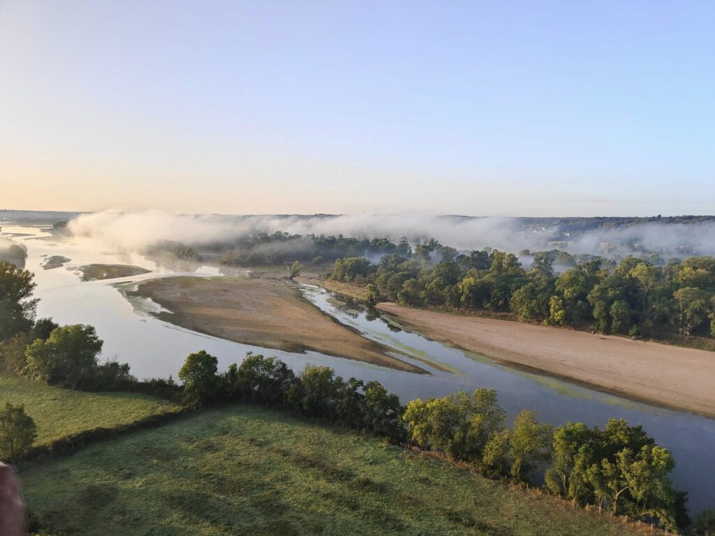 Banc de sable sur la Loire