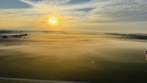 coucher de soleil à niort